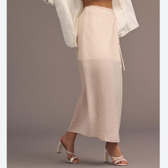 Brand New SUNDAY IN BROOKLYN SHEER WRAP SKIRT - Picture 5 of 9